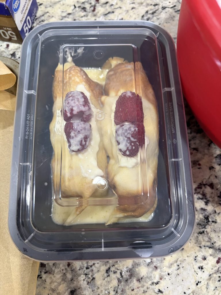 Double Fruit Crepes