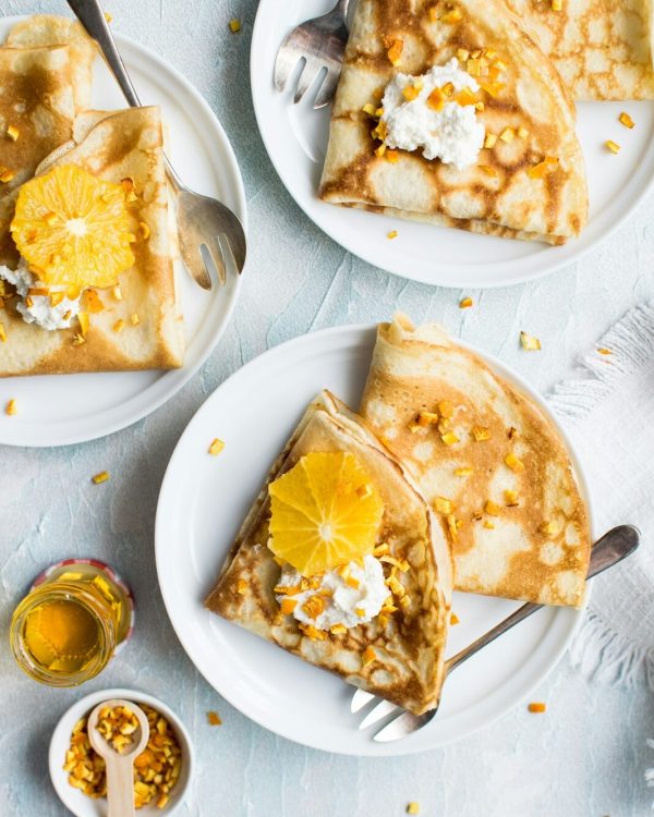 Triple Fruit Crepes