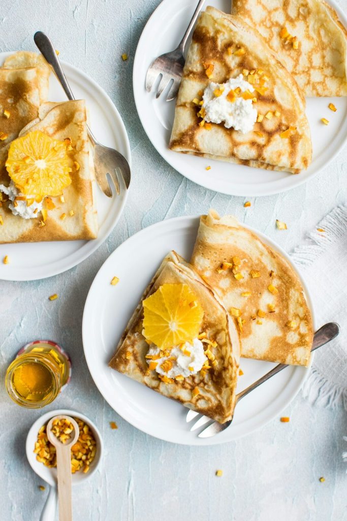 Triple Fruit Crepes